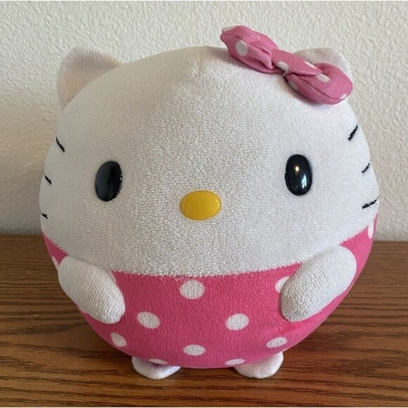 Ty Beanie Ballz Hello Kitty Sanrio Plush Stuffed Animal 8" 2013 Toy - Picture 1 of 7